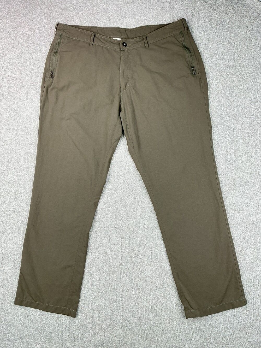 Clothing Arts P^cubed Pick-Pocket Proof Travel Pants Men's Size 38x31 Olive